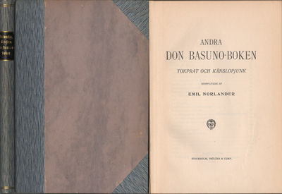ANDRA DON BASUNO-BOKEN. Tokprat och känslopjunk…