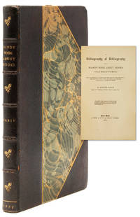image of A Bibliography of Bibliography or a Handy Book about Books which relate to Books