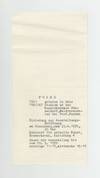 Exhibition brochure: POLKE (25 April-20 May 1970)