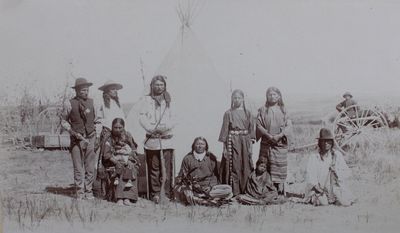 [Photo Album Depicting Native Americans at the Rosebud Indian Agency]
