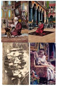 BOOKS AND READING AS DEPICTED BY THE PICTURE POSTCARD 1900-1950- 47 Postcards
