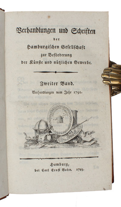 Verhandlungen und Schriften der Hamburgischen Gesellschaft zur Beförderung der Künste und nützlichen Gewerbe. 7 vols. (photo 3)