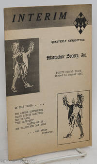 cover of Mattachine Interim: membership quarterly; fourth fiscal issue August 1961: 8th Annual Conference