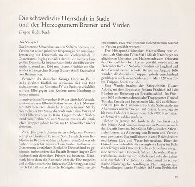 Die schwedische Herrschaft in Stade und den…