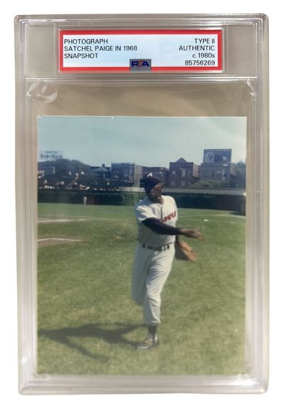 Satchel Paige in 1968 Type II Photo