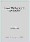 Linear Algebra and Its Applications