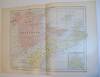 Coloured Map of Nova Scotia and New Brunswick - Circa 1902