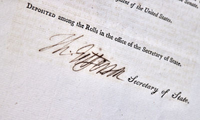 Thomas Jefferson Signs the Non-Intercourse Act, Setting Out for the First Time the Government's Official Policy to ""Civilize"" the Native Tribes