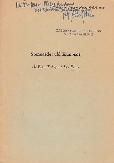 Stengärdet vid Kungsör. Särtryck ur Sveriges…