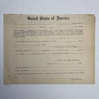 [Confederate Amnesty Oath supporting the United States Constitution].