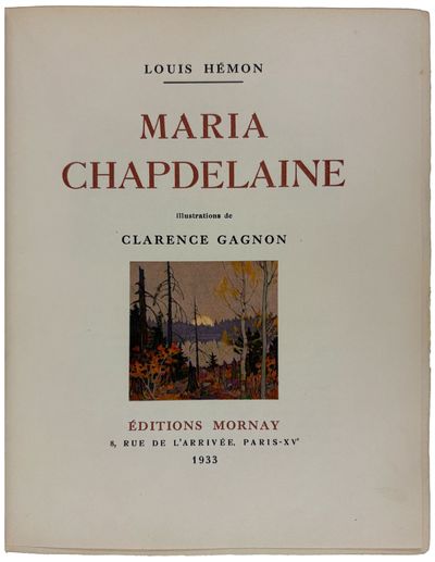 Paris: Éditions Mornay, 1933. 4to. (9 1/2 x 7 5/8 inches). Limitation leaf and title printed in bro...