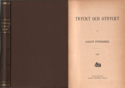 TRYCKT OCH OTRYCKT III.