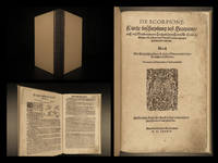 Schlangenbüch… De scorpione : Kurtze beschreybung deß Scorpions, aiß deß by Conrad GESSNER - First - 1589 - from Schilb Antiquarian Rare Books (SKU: 16404)