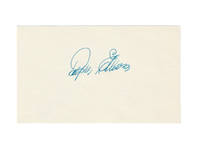 Ralph Ellison Autograph Card / Invisible Man Author