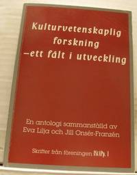 Kulturvetenskaplig forskning - ett fält i…