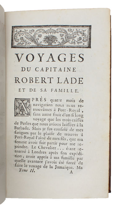 Voyages du Capitaine Robert Lade en differentes parties de l'Afrique, de l'Asie et de l'Amerique. 2 vols.  - [A FANTASTIC IMAGINARY VOYAGE] (photo 6)