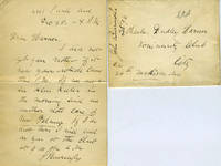 image of Signed invitation to Charles Dudley Warner to meet Helen Keller