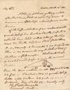 John Rennie the Elder writes about an embankment and sketches his concept. Rare
