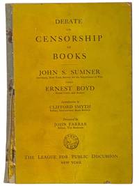 Debate, Subject, Resolved: That limitations upon the contents of books and magazines as defined in proposed legislation would be detrimental to the advancement of American literature. [Debate on Censorship of Books]