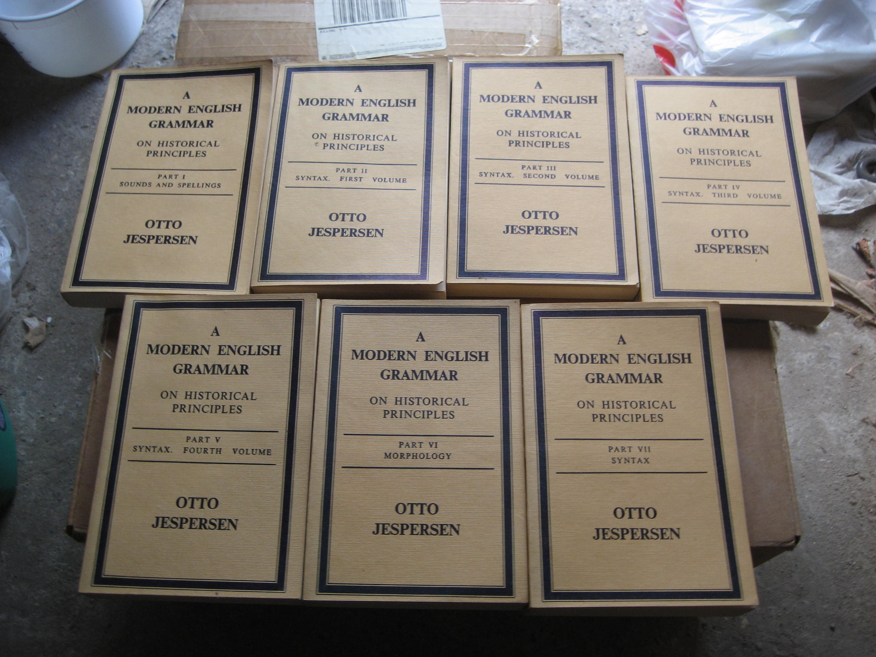 A Modern English Grammar on Historical Principles (Complete Seven