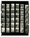 Two Contact Sheets from a 1963 John Updike Photo Shoot, printing 60 different photographs of John Updike