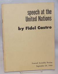 image of Speech at the United Nations by Fidel Castro General assembly session September 26, 1960