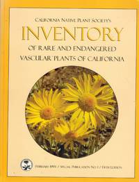 cover of INVENTORY OF RARE AND ENDANGERED VASCULAR PLANTS OF CALIFORNIA