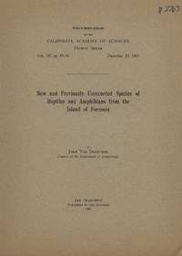 image of New and Previously Unrecorded Species of Reptiles and Amphibians from the Island of Formosa