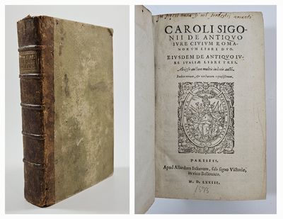 Caroli Sigonii De antiquo jure civium romanorum…