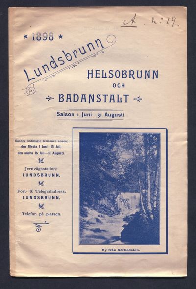 Lundsbrunn. Helsobrunn och badanstalt. Saison 1…