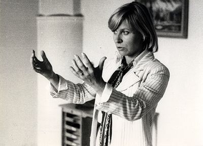 MARGARETHE VON TROTTA [ca. 1978] Portrait of German feminist filmmaker