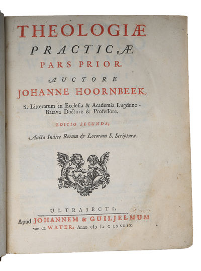 Theologiae practicae. Editio Seconda. 2 vols. (+)  Irenicum, sive de Studio Pacis et Concordiae. (photo 2)