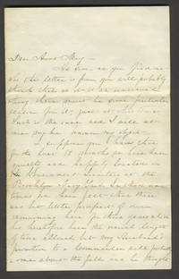 image of Civil War Ironclad Ship, commander's wife's letter. ALS