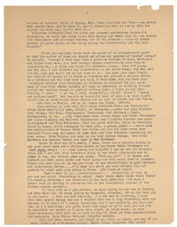 image of Typed Letter to Philip Whalen