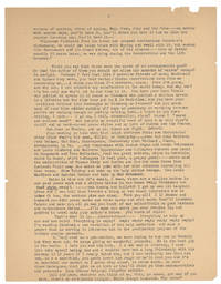 Typed Letter to Philip Whalen by Kerouac, Jack - 1956