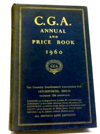 C.G.A. Annual and Price Book de Various - 1960