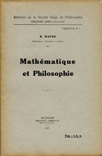 Mathématique et philosophie.