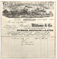 1860s Illustrated Billhead for Tennessee Saw and Planing Mill