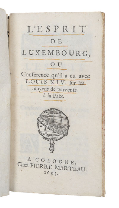 L'esprit de Luxembourg, ou Conference qu'il a eu…