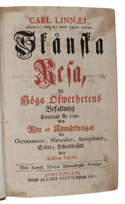 Skånska Resa, På Höga Öfwerhetens Befallning Förrättad År 1749. Med Rön och Anmärkningar Uti Oeconomien, Naturalier, Antiquiteter, Seder, Lefnads-sätt. Med Tilhörige Figurer. (photo 2)