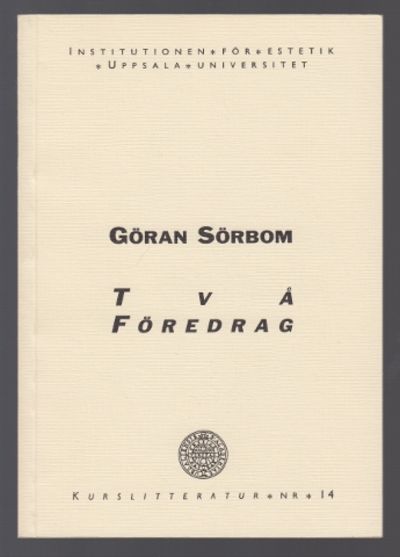 Två föredrag.