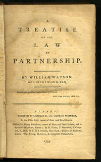A Treatise of the Law of Partnership