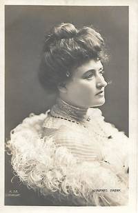 image of Edwardian Era Stage Actress, Miss Winifred EMERY on 1910s Era Real Photo Postcard (RPPC)