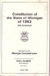 Constitution of the State of Michigan of 1963 (As Amended)