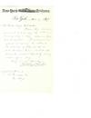 Letter from an early ally of A Politician Agrees to Cover a Women's Suffrage Meeting in 1871: "It will give me great pleasure to attend the meeting...and to applaud most heartily every word you say