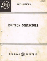 GE IGNITRON CONTACTORS - INSTRUCTIONS (CR7503 series)