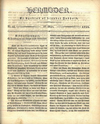 Et Ugeblad af blandet Indhold. 4de Halvaargang. (photo 3)