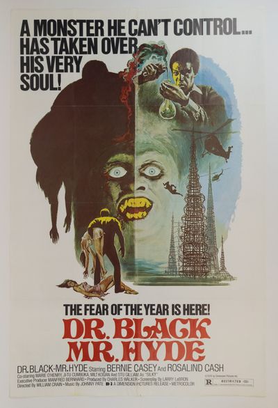 DR. BLACK MR. HYDE" MOVIE POSTER
