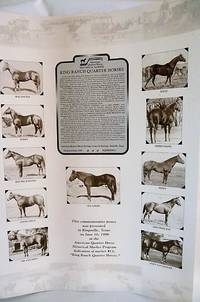 KING RANCH QUARTER HORSES - COMMEMORATIVE POSTER