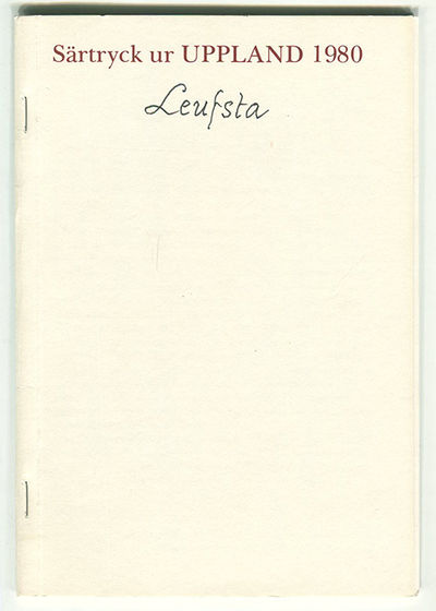 De tre herrgårdarna på Leufsta. Särtryck ur…